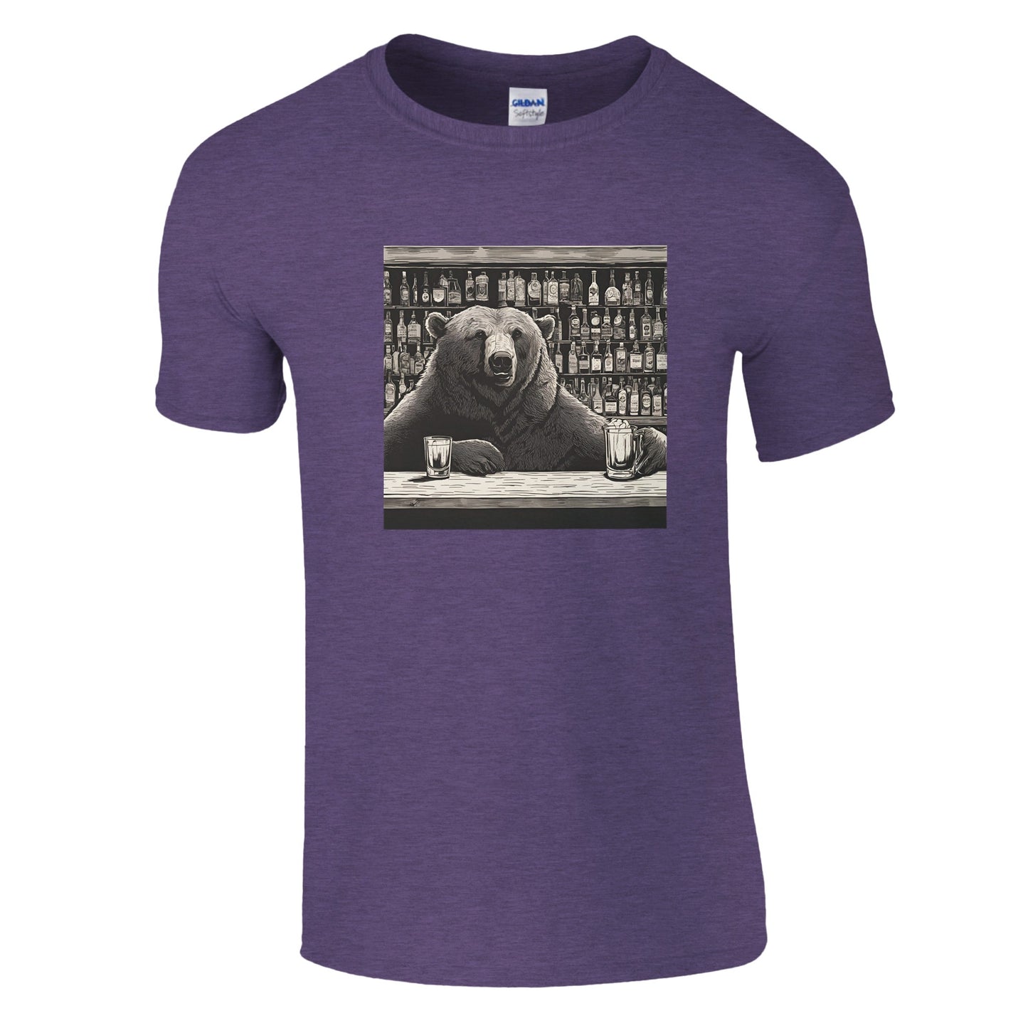 Beary Drunk Classic Unisex Crewneck T-shirt - FLDrip