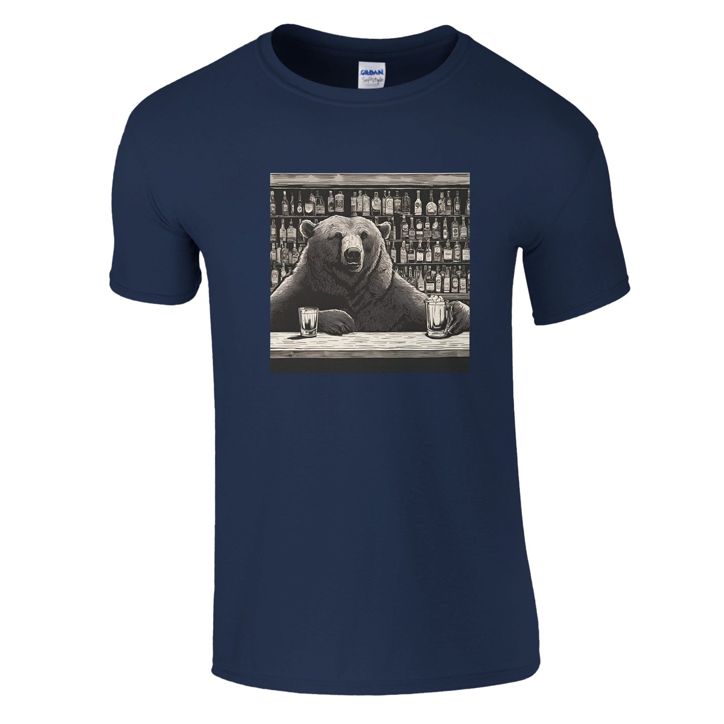 Beary Drunk Classic Unisex Crewneck T-shirt - FLDrip