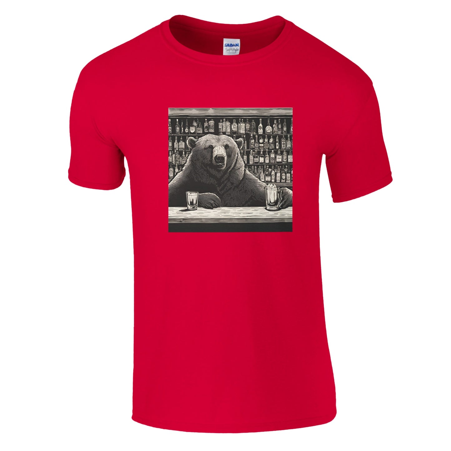 Beary Drunk Classic Unisex Crewneck T-shirt - FLDrip