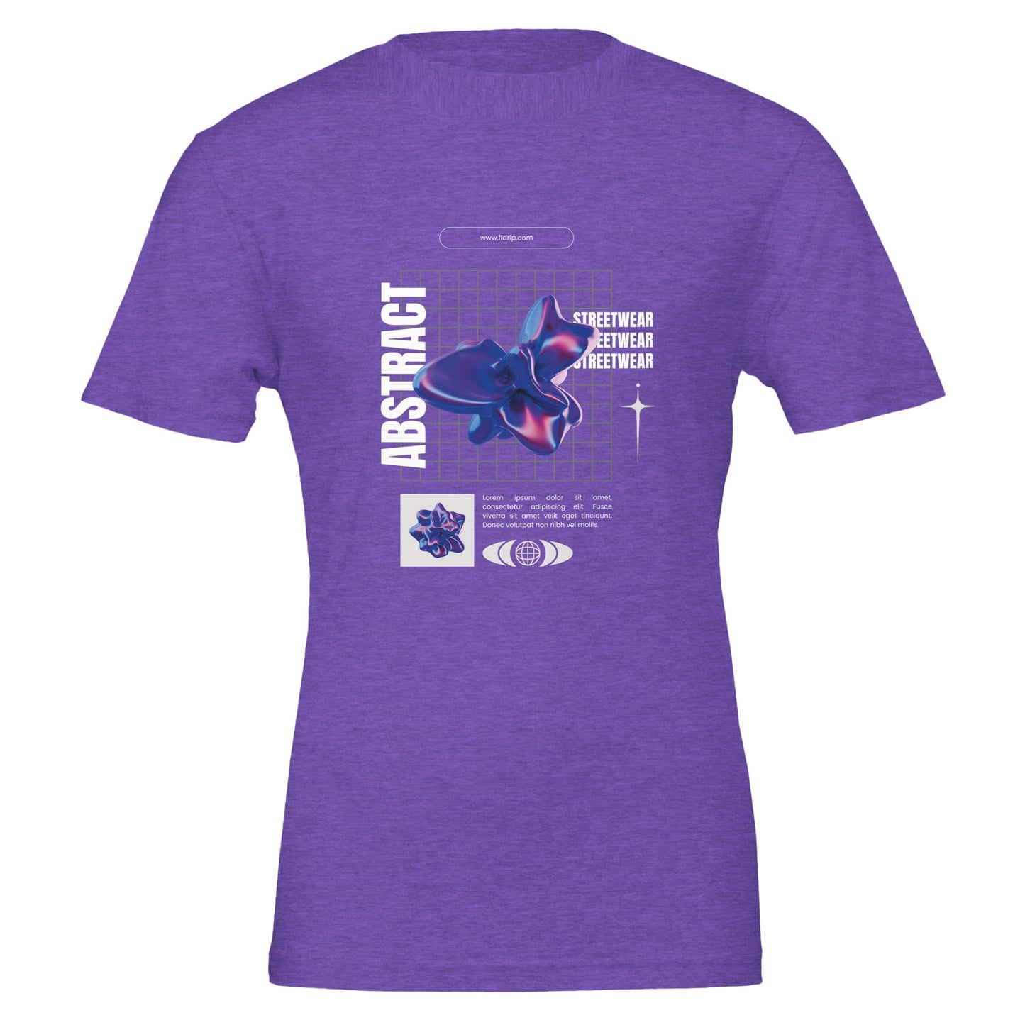 Abstract Premium Unisex Crewneck T-shirt - FLDrip