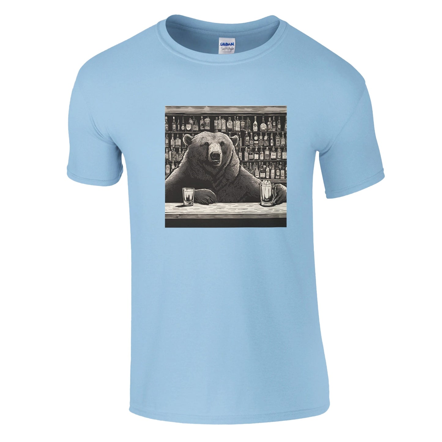 Beary Drunk Classic Unisex Crewneck T-shirt - FLDrip
