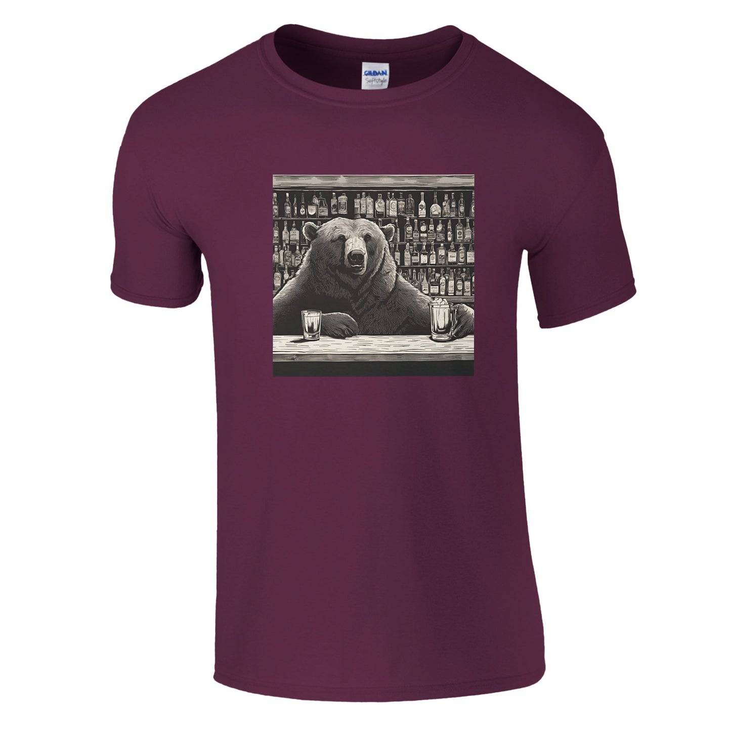 Beary Drunk Classic Unisex Crewneck T-shirt - FLDrip