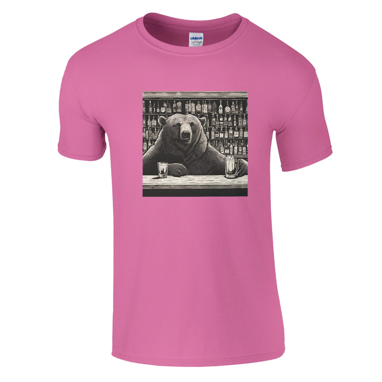 Beary Drunk Classic Unisex Crewneck T-shirt - FLDrip