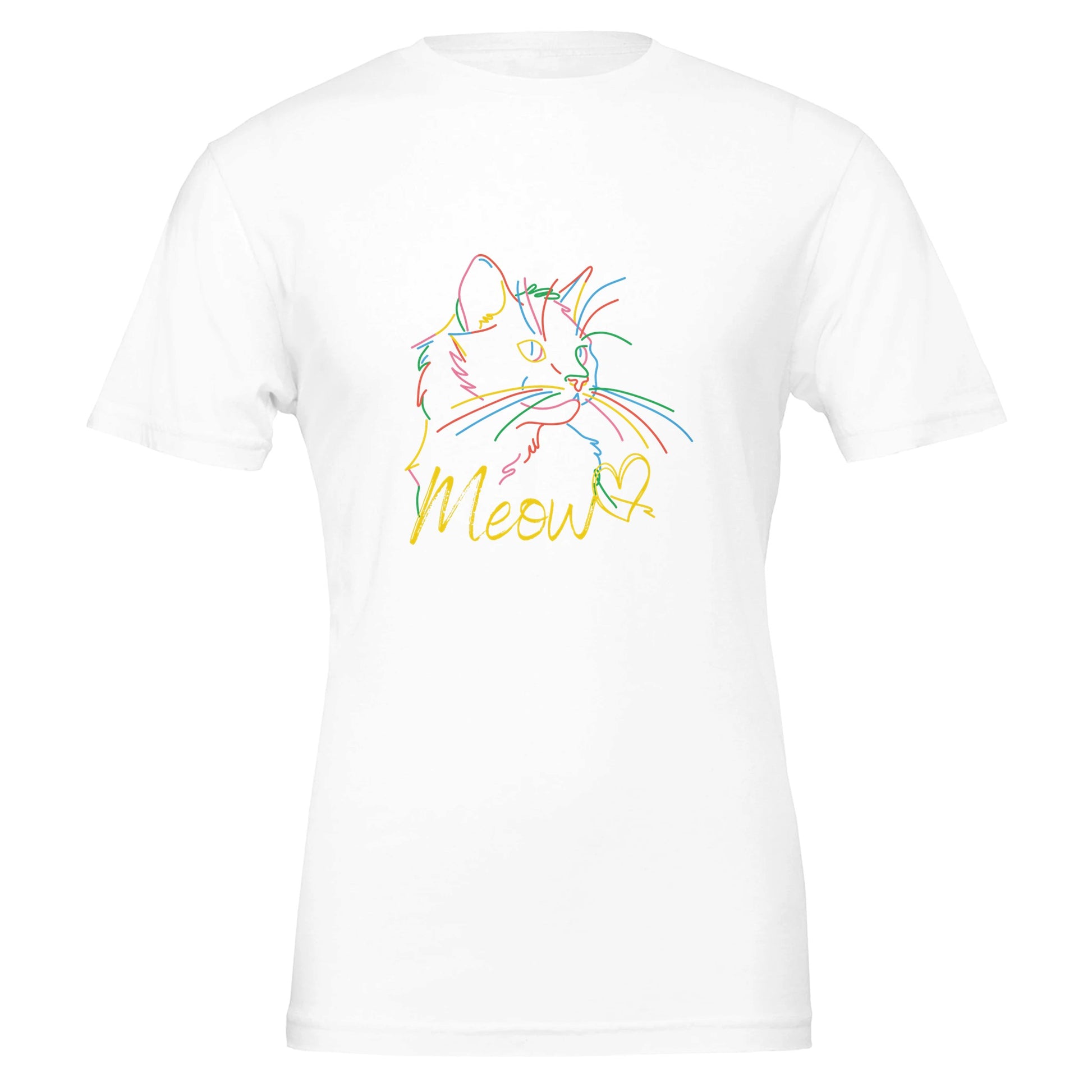 Cat Enlightenment Premium Unisex Crewneck T-shirt - FLDrip