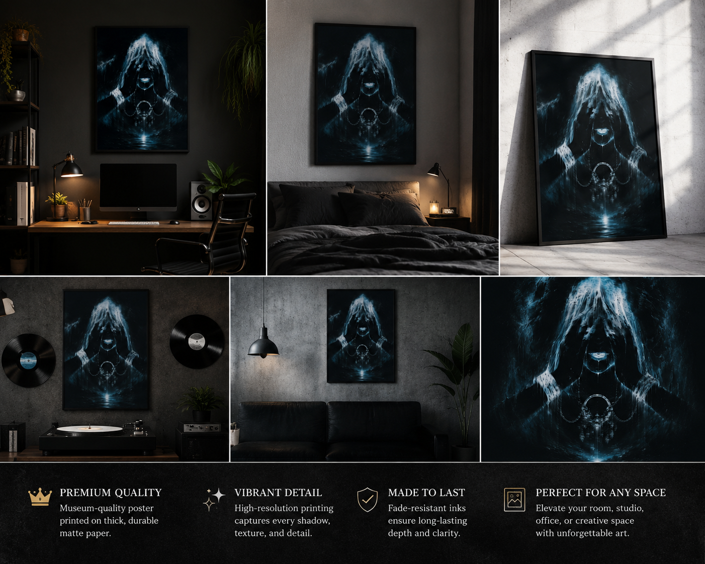 So Dark Museum-Quality Matte Paper Poster