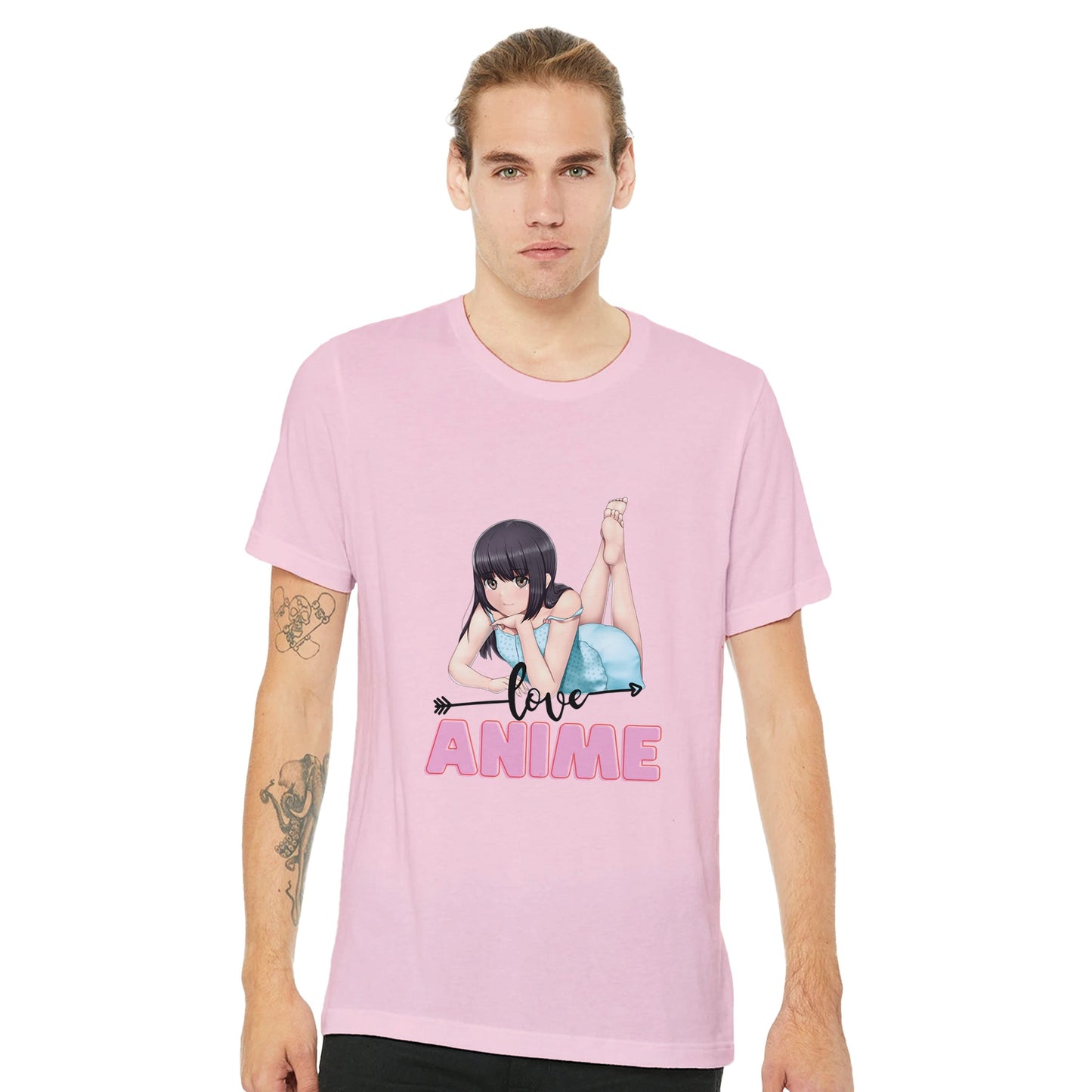 Anime Love Premium Unisex Crewneck T-shirt - FLDrip