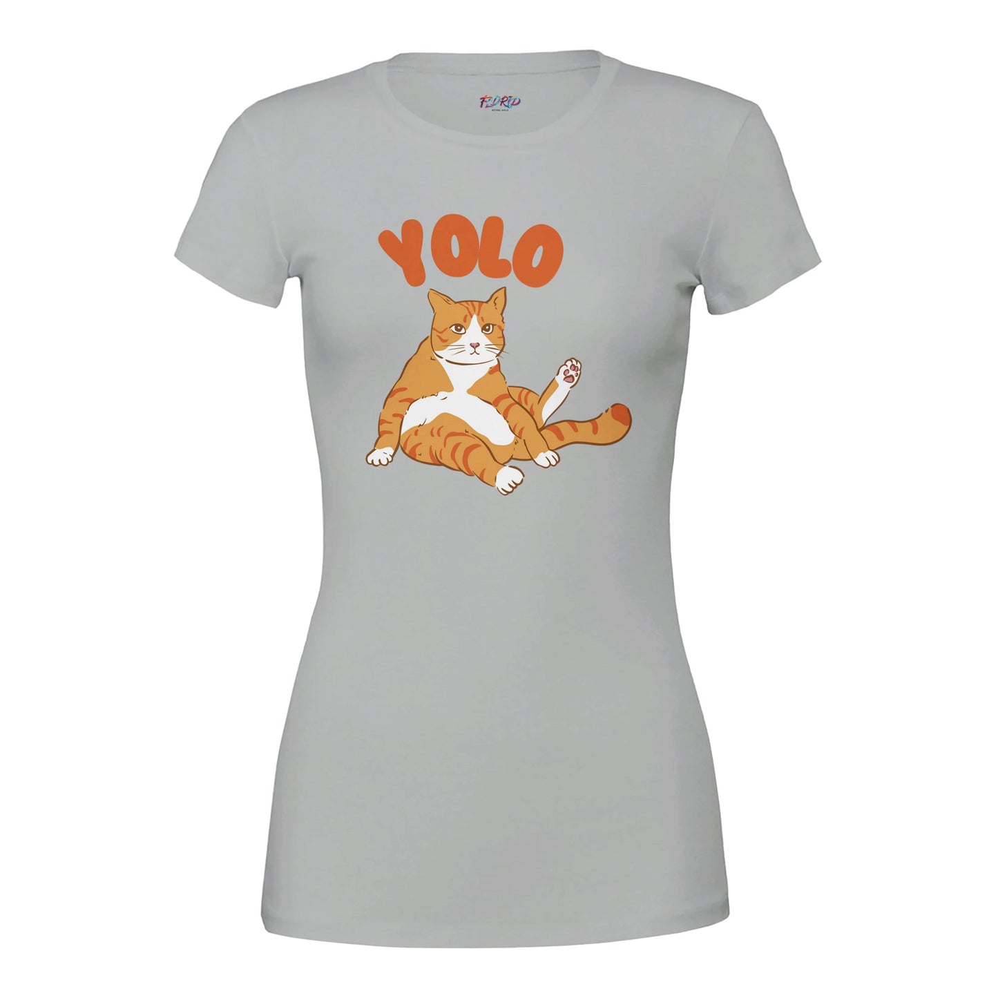 Cat Yolo Premium Womens Crewneck T-shirt - FLDrip