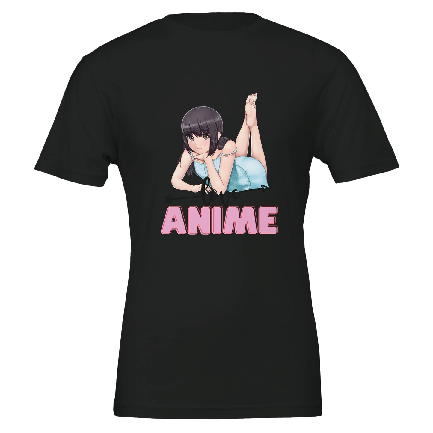 Anime Love Premium Unisex Crewneck T-shirt - FLDrip