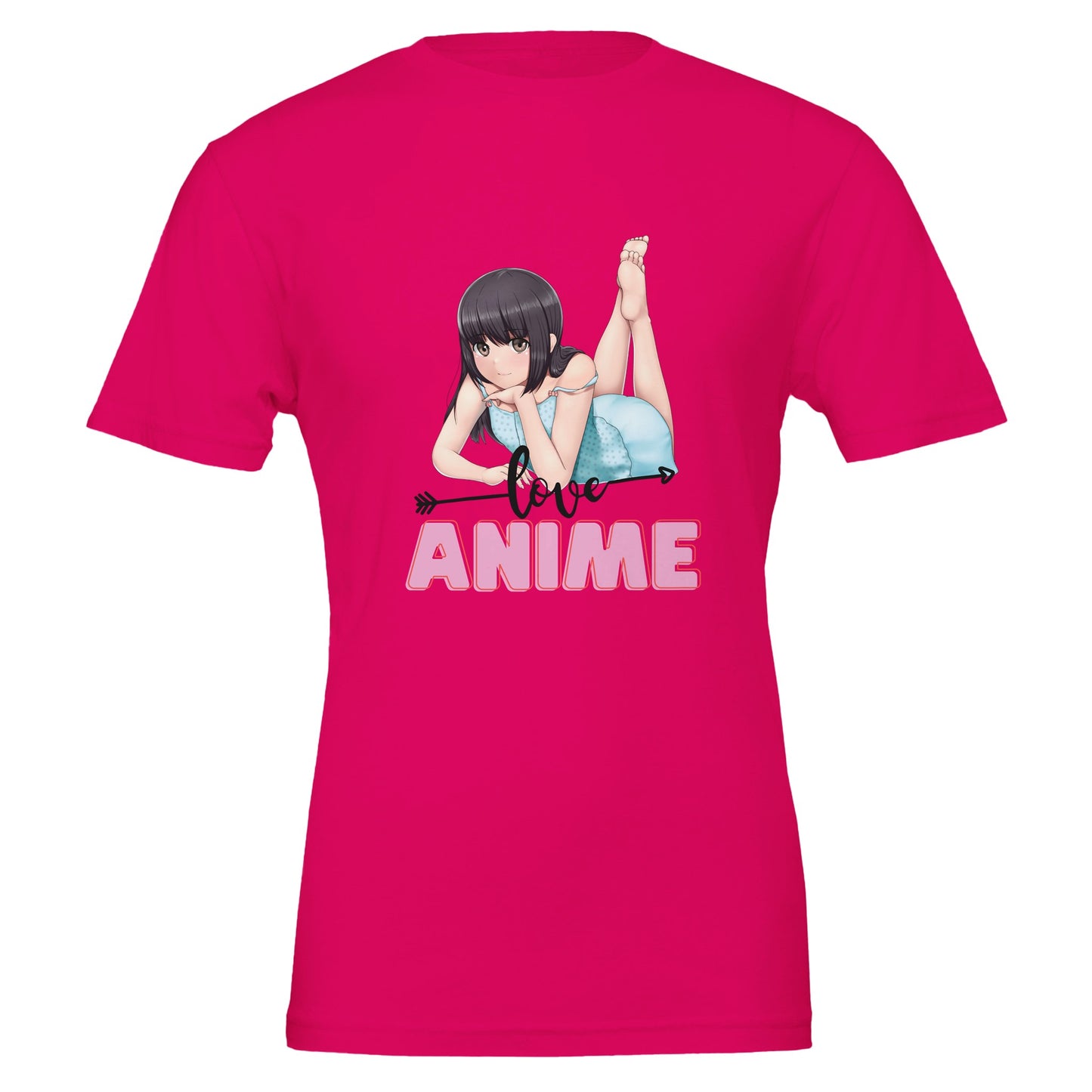 Anime Love Premium Unisex Crewneck T-shirt - FLDrip